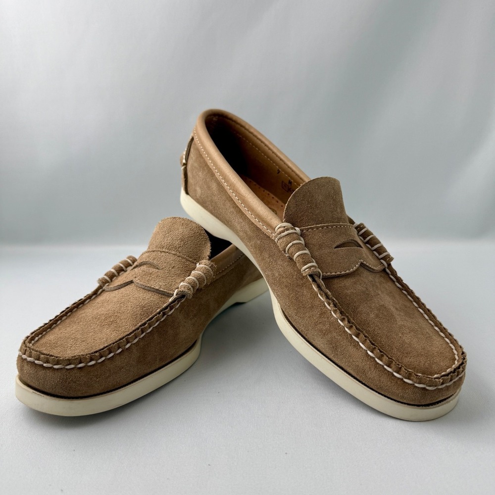 SEBAGO Classic Dan Penny Loafer Slip On Shoes Camel Brown Size 9 Preppy Y2K
